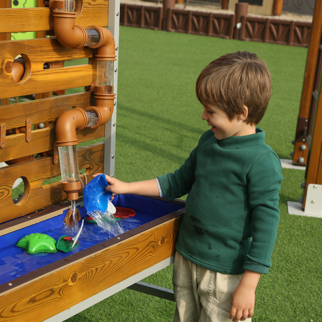 Mobile Outdoor-Wasserspiel-Anlage