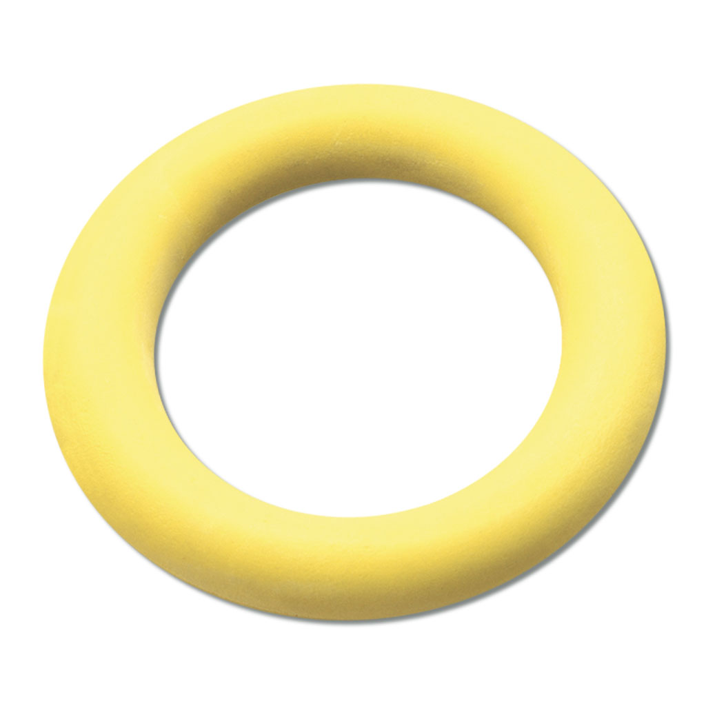 Moosgummi-Tennisring - gelb