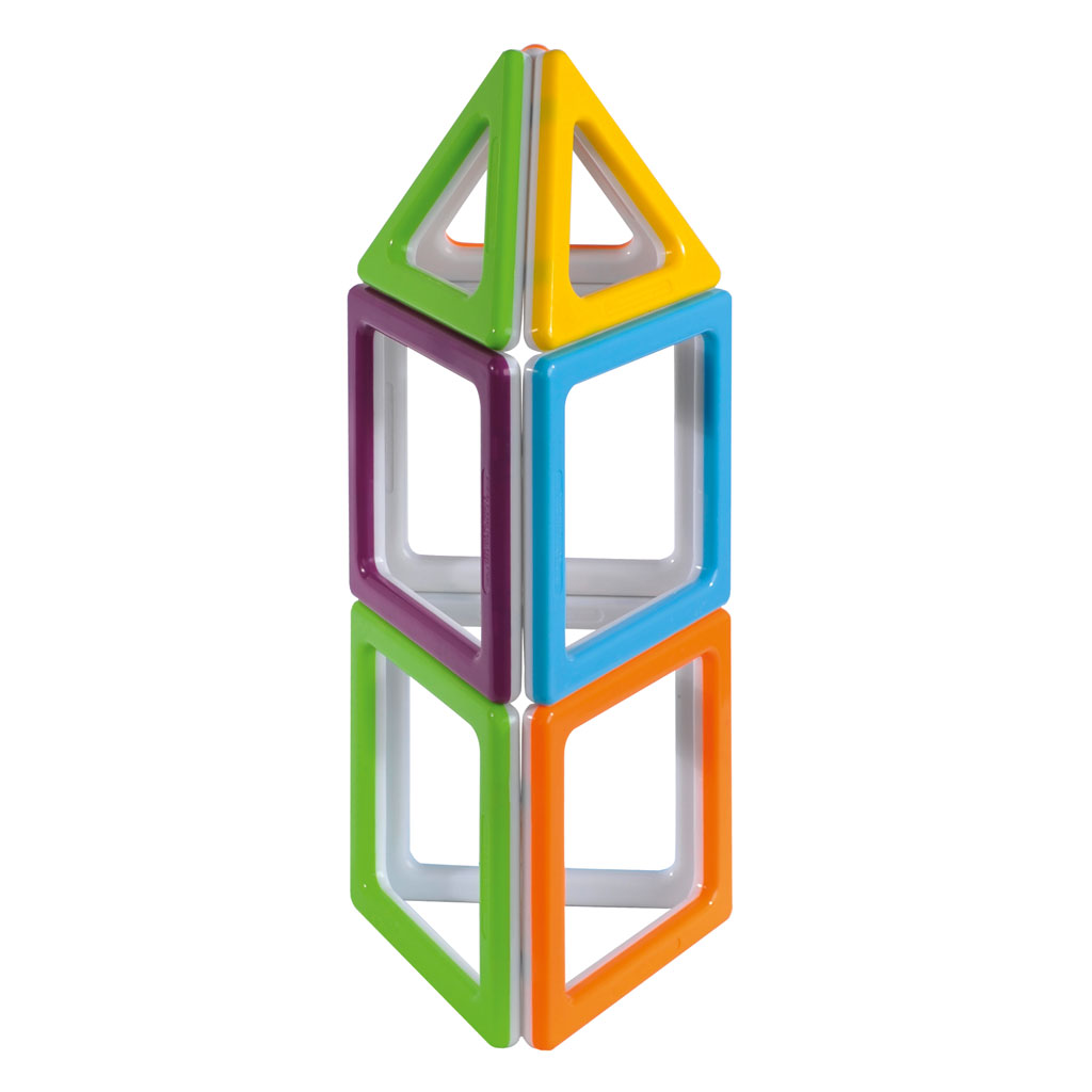 MegaMag Polydron 3D-Geometriebauteile Set