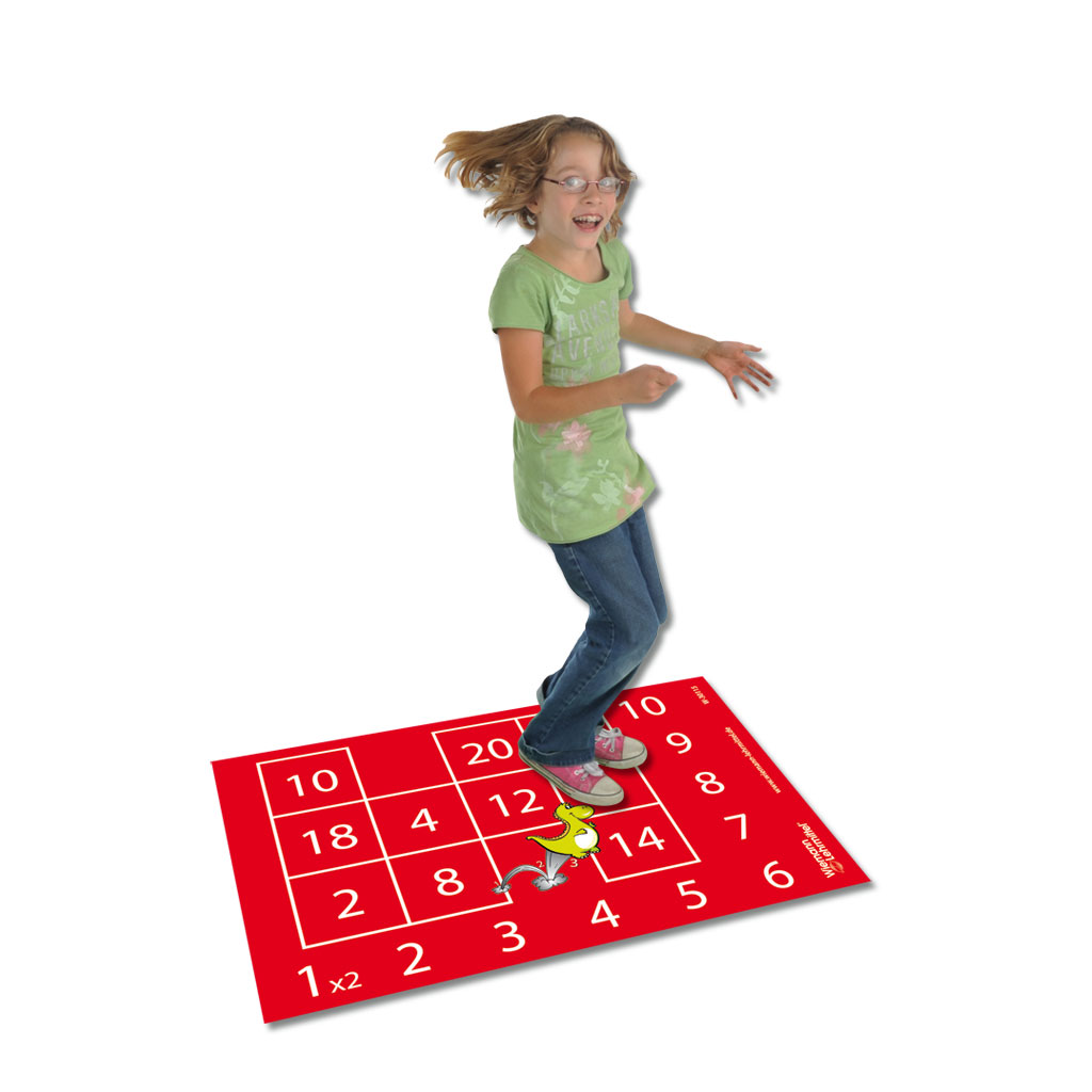 Springen und Rechnen – 2er Reihe