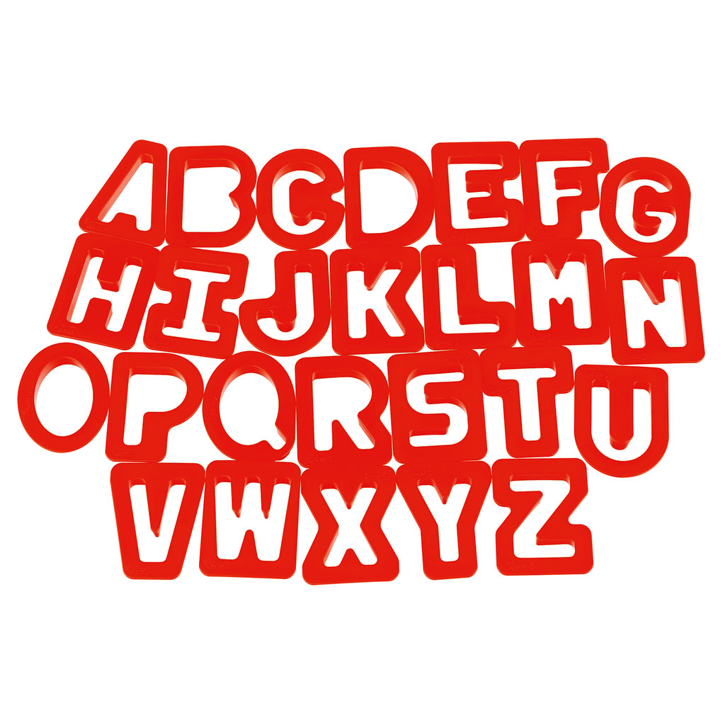 Ausstechformen Buchstaben, 26 Stück-Bild Auf diesem Bild ist das Produkt mit der Art.Nr.: W-92950 zu sehen
