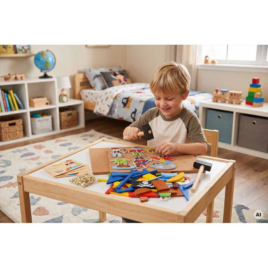 Piraten-Hammerspiel für Kinder