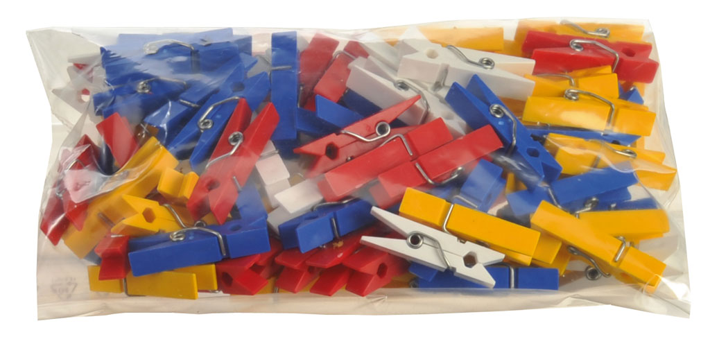 Klammern für Bergedorfer Colorclips-Karten – 400 Stück