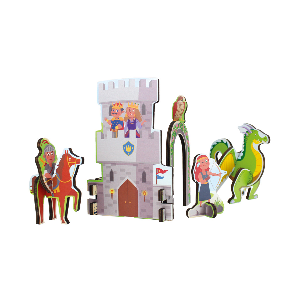 3D-Erlebnispuzzle Ritter