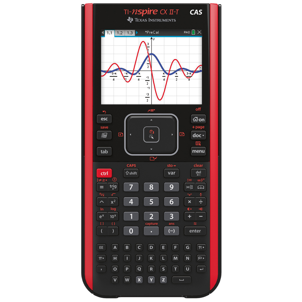 temptaschenrechner_wiemann_lehrmittel_31364 Texas Instruments TI-Nspire CX II-T CAS Grafikrechner