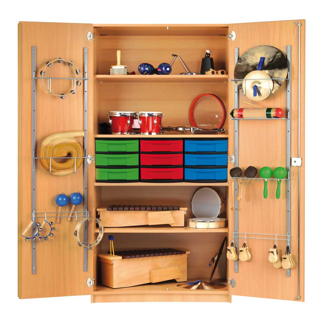 Modulus® Musikschrank mit 4 verstellbaren Böden