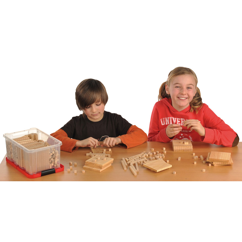 Dezimalrechnen – Großer Gruppensatz aus Holz Dezimalrechnen – Großer Gruppensatz aus Holz