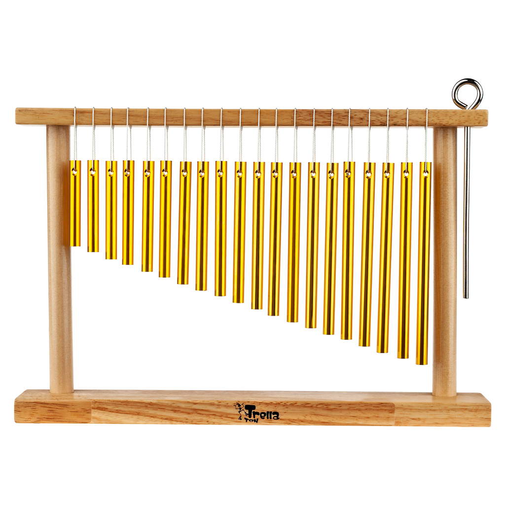 TrellaTon® Bar Chimes mit Holzstativ