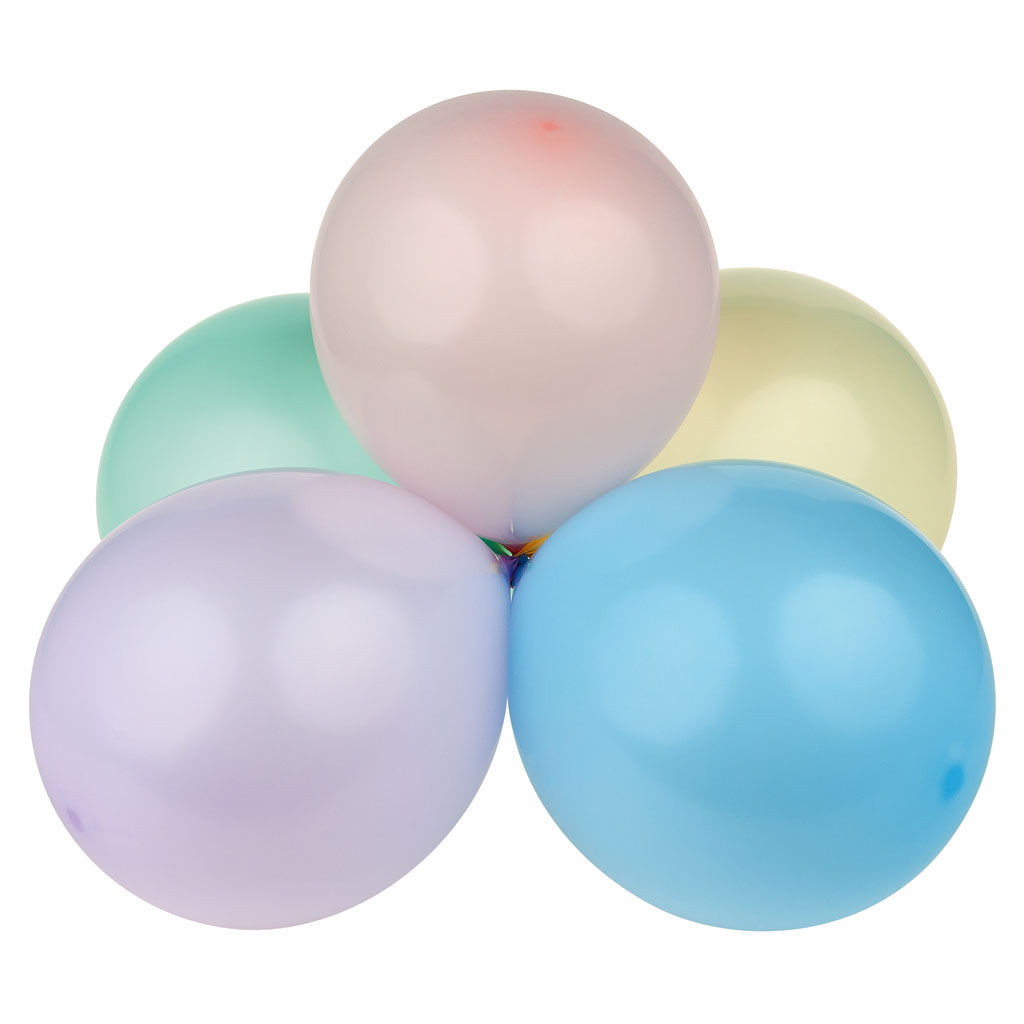 Luftballons Pastell, 100 Stück