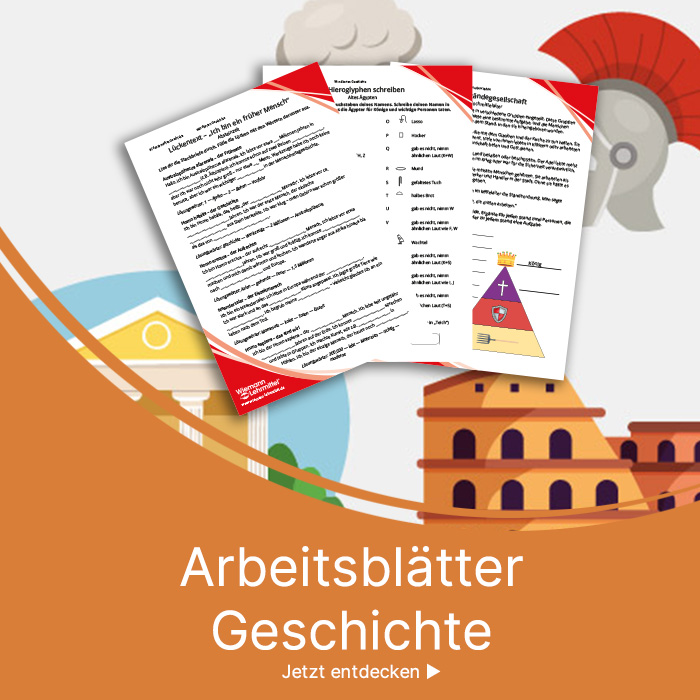 Arbeitsblätter für den Geschichtsunterricht