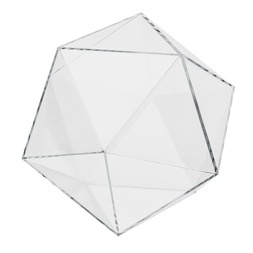 5-teiliger Satz Platonische Körper ohne Netze