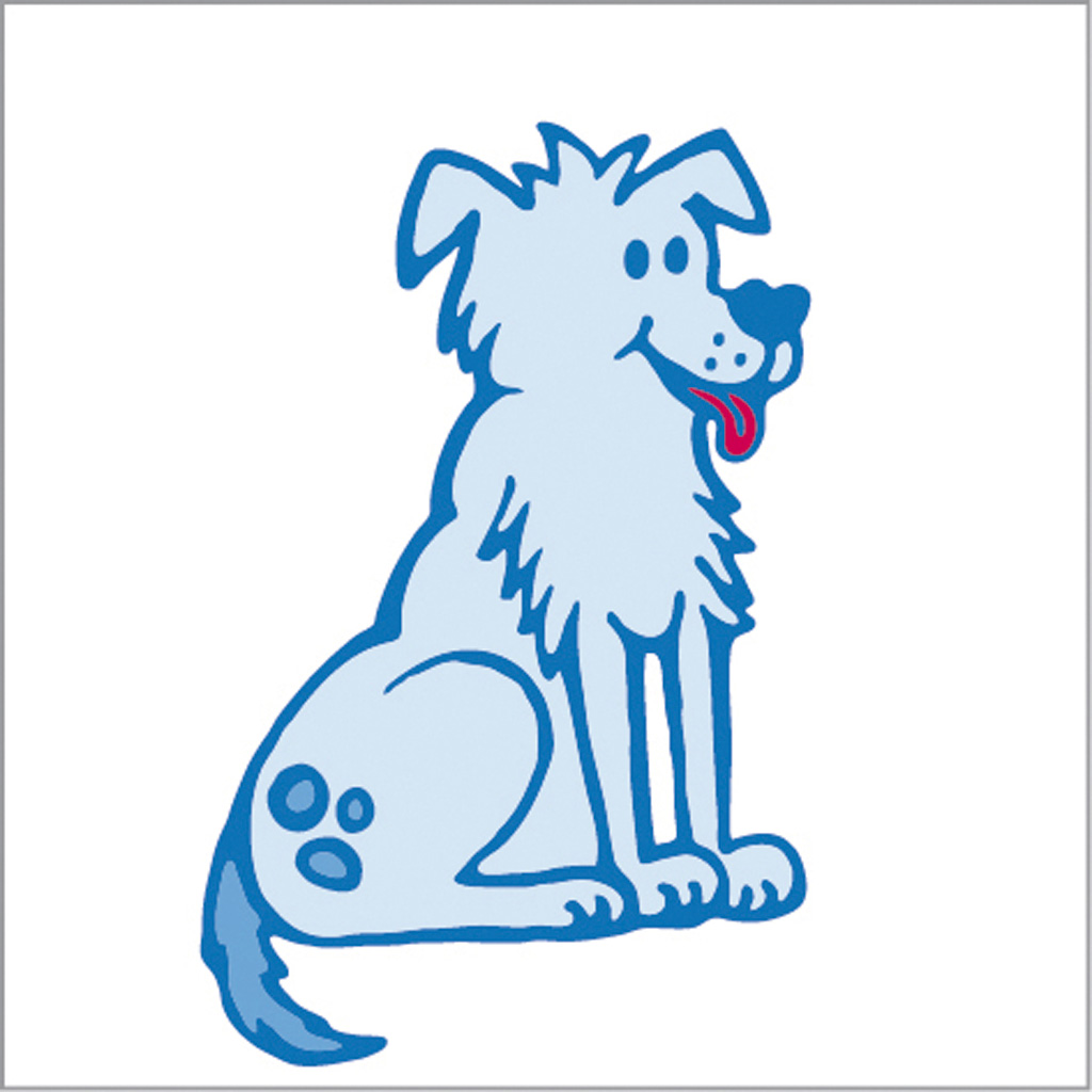 Erkennungsschilder Tiere Aufkleber