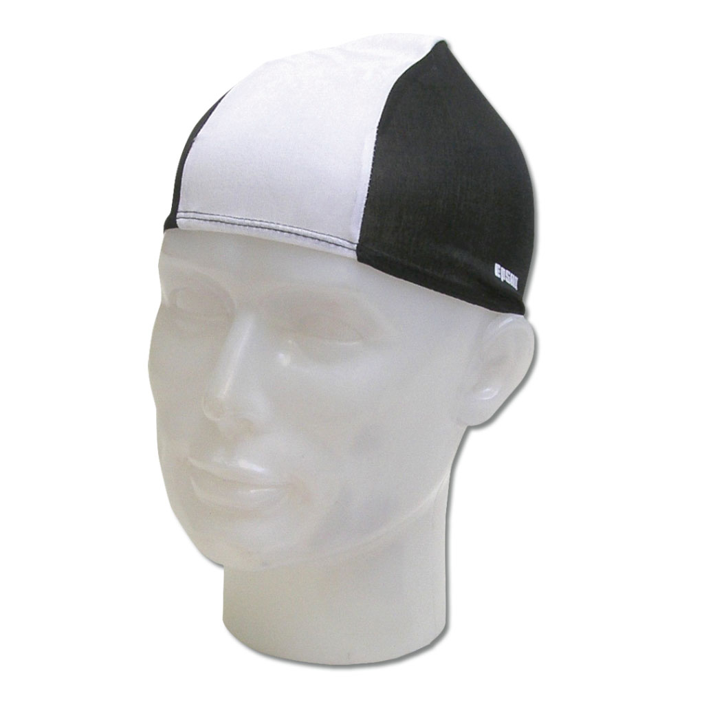 Schwimmkappe - schwarz/weiß