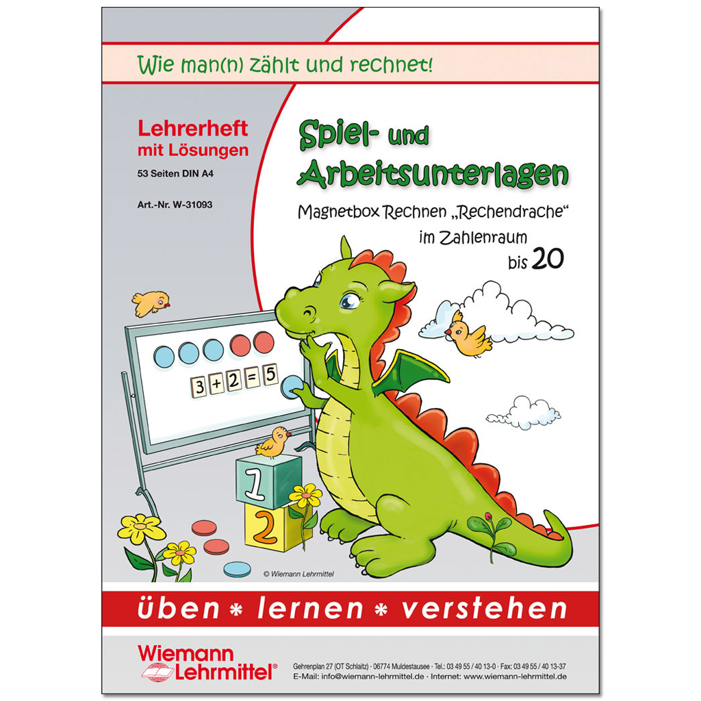 Spiel- und Arbeitsunterlagen - Rechen-Drache- Band 2