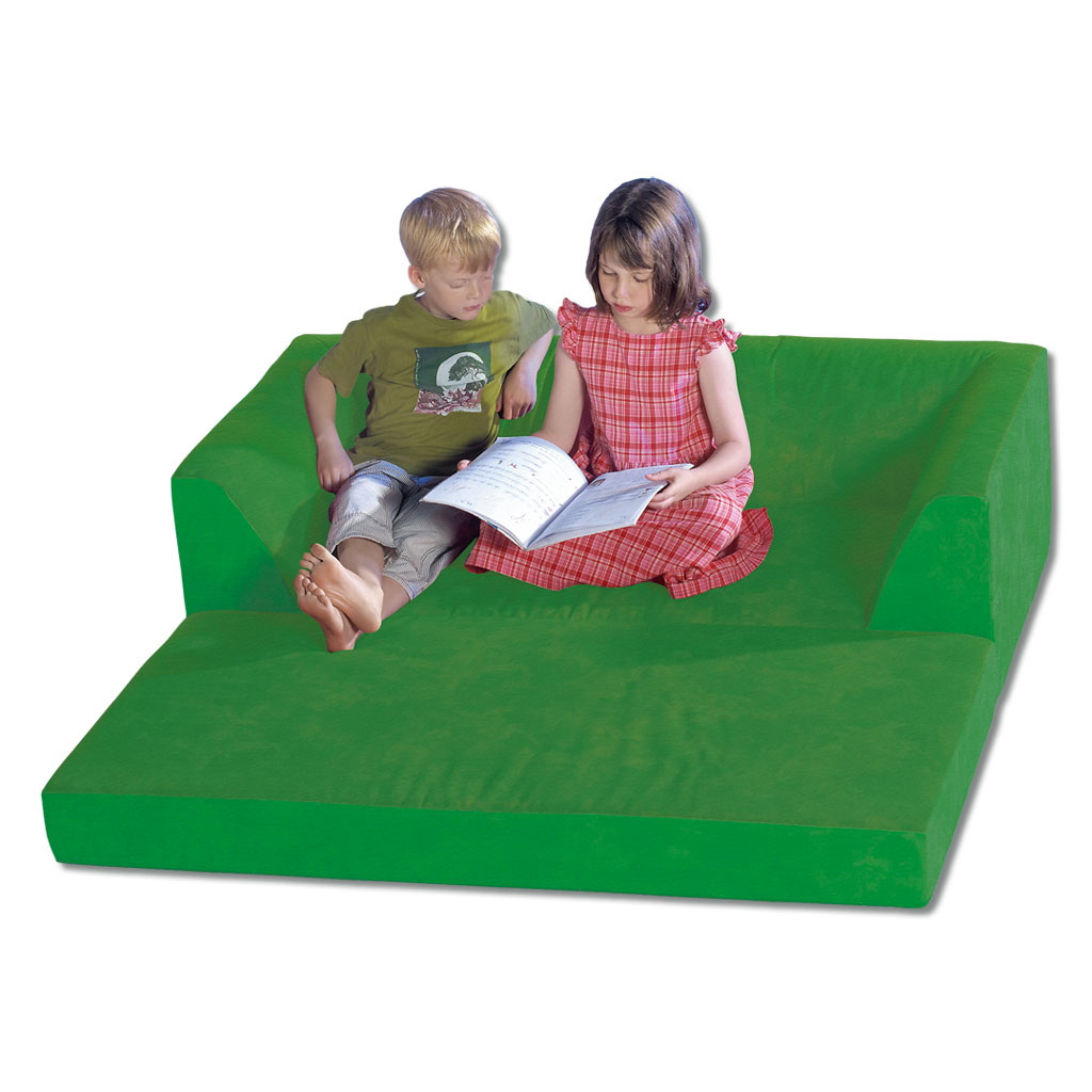 Kinderklappcouch mit 2 Hocker