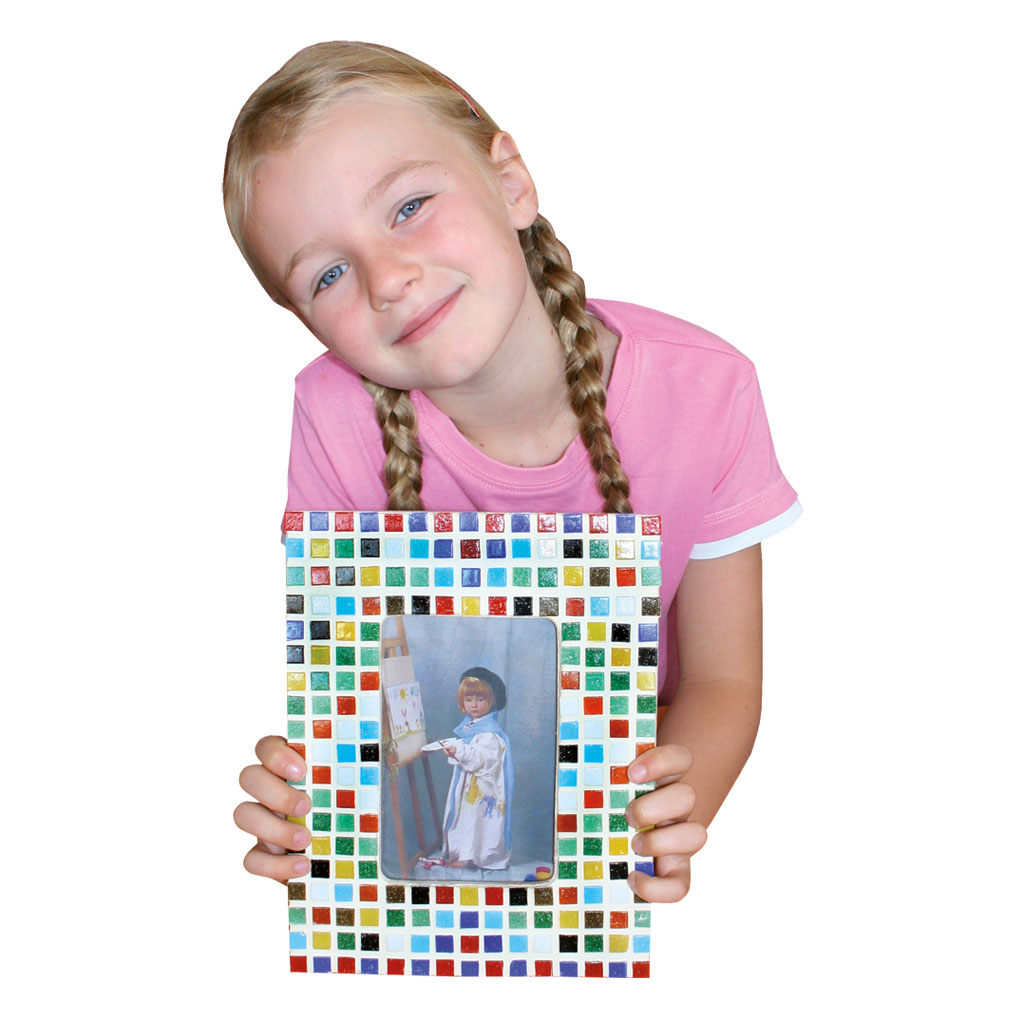 Mosaik-Glassteine in 10 Farben, 1 kg