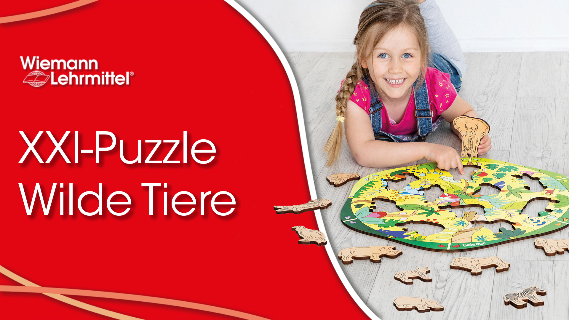 Vide_zu_W-83283_XXl-Puzzle_WildeTiere_Wiemann-Lehrmittel
