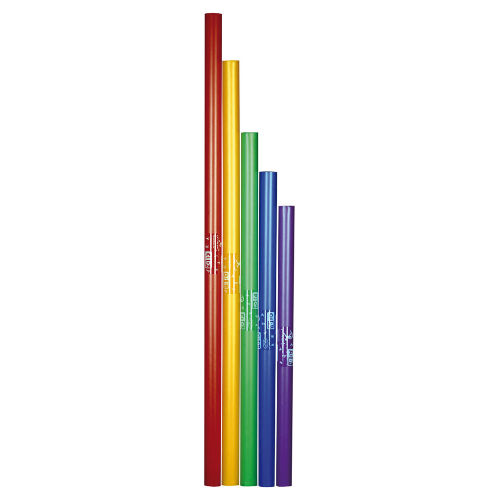 Boomwhackers® mit 5 Tönen, Bass