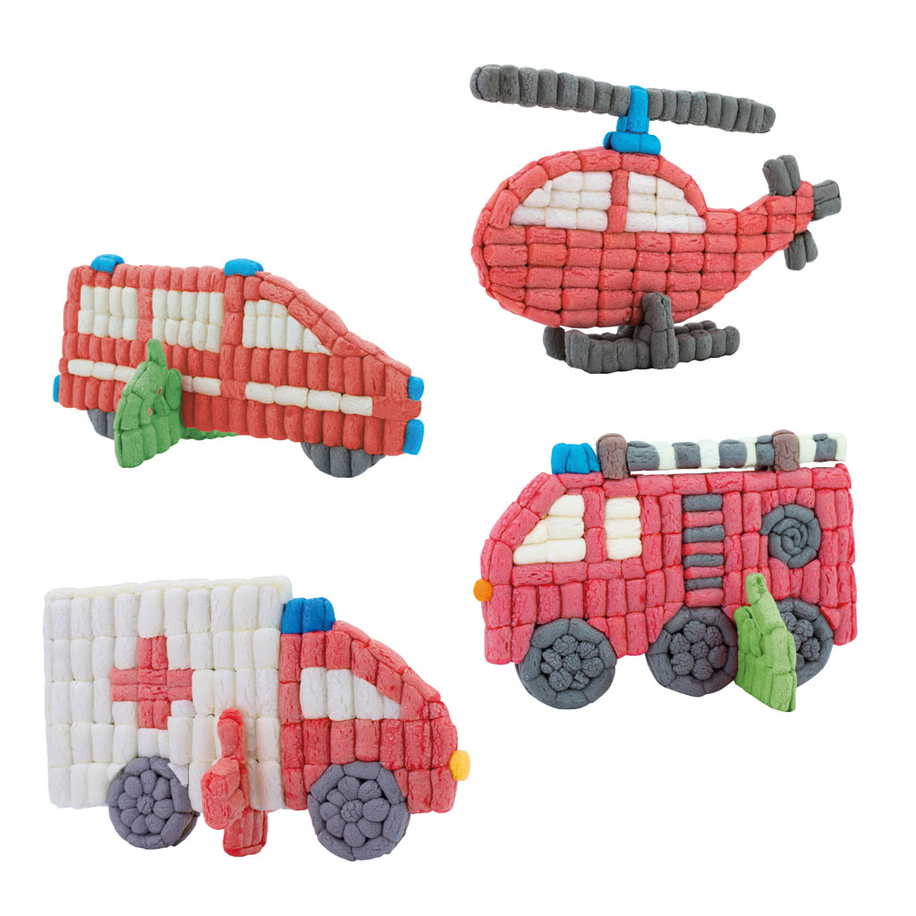 PlayMais® Fun to Play Feuerwehr, 550 Teile
