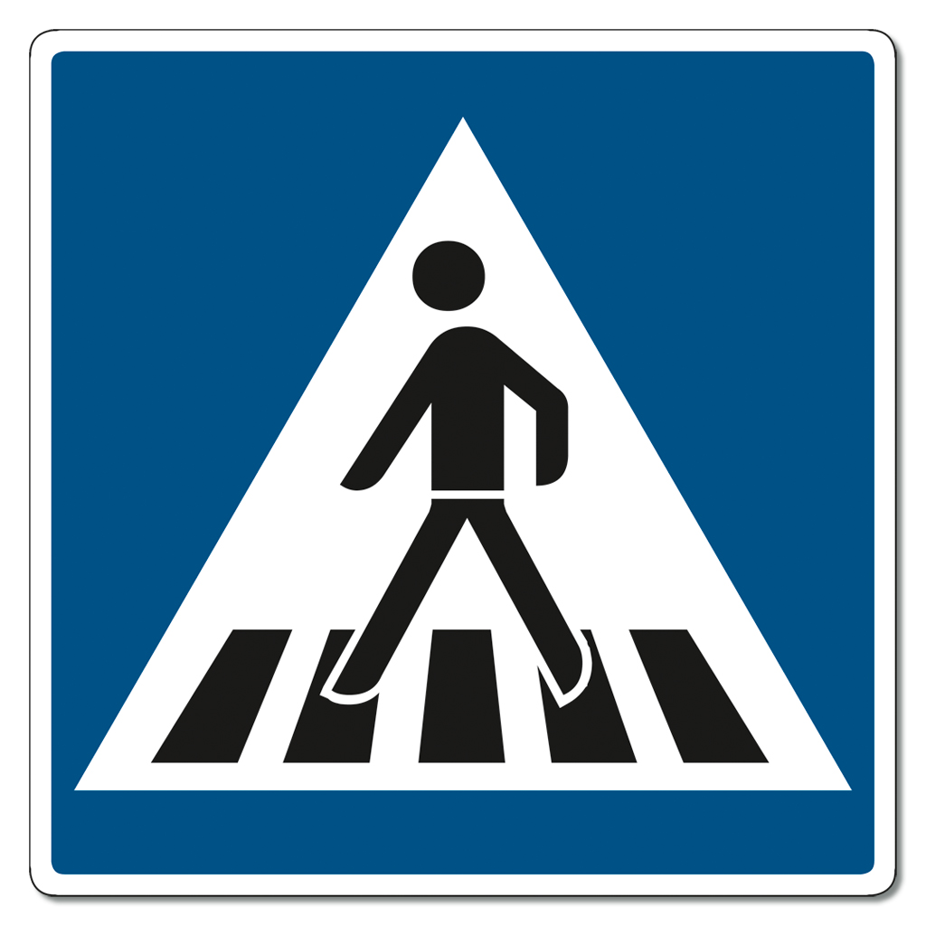 Verkehrszeichen zum Aufstellen