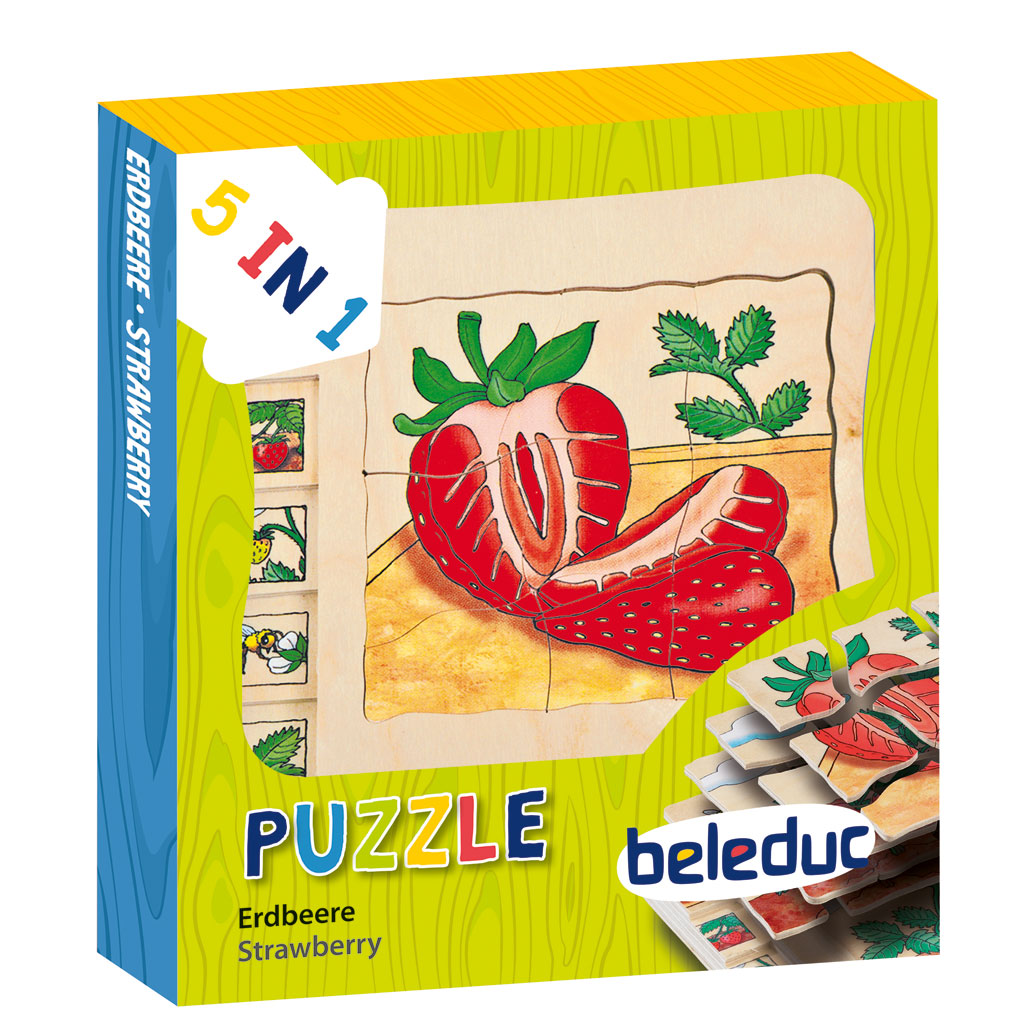 Lagenpuzzle Erdbeere