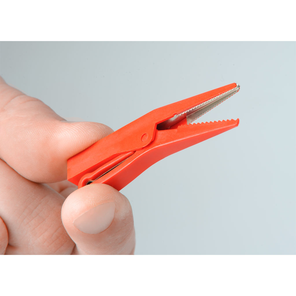 Abgreifklemmen, isoliert, 6 Stück