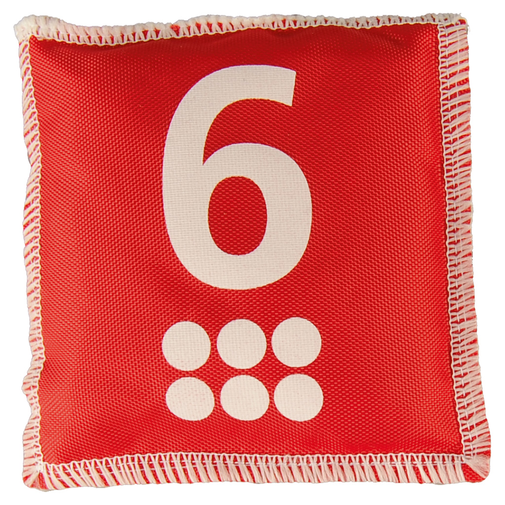 Bohnensäckchen Zahlen 1–10