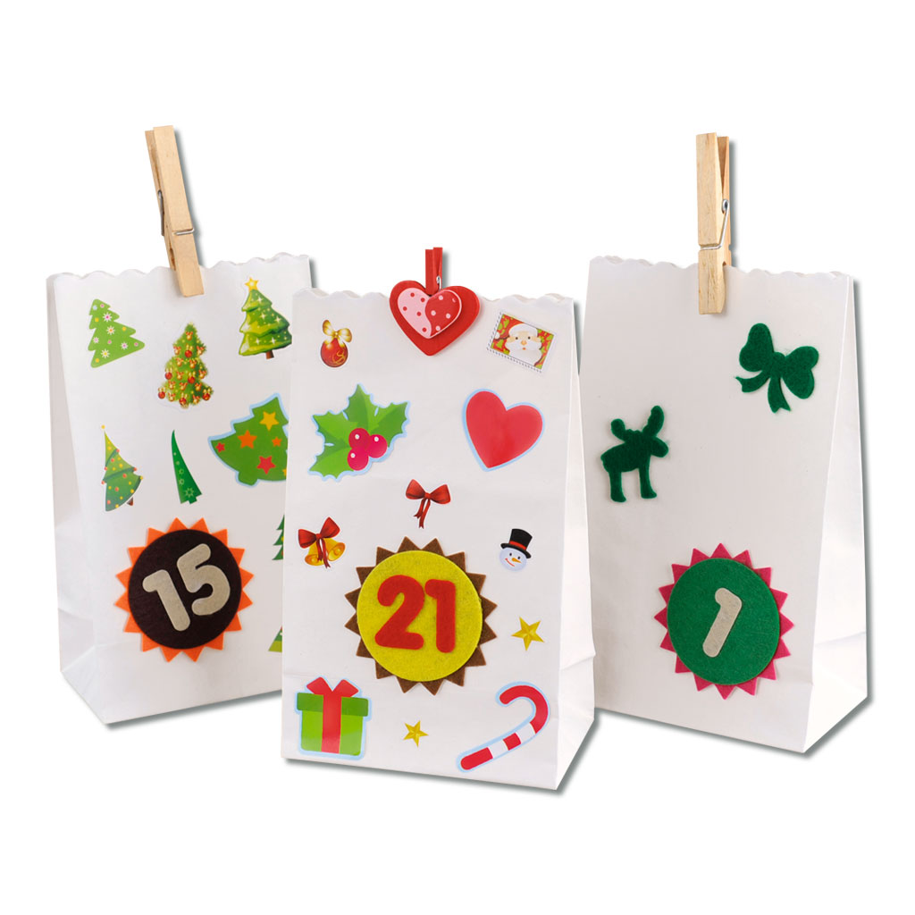 Filz-Set Adventskalender, 72 Teile