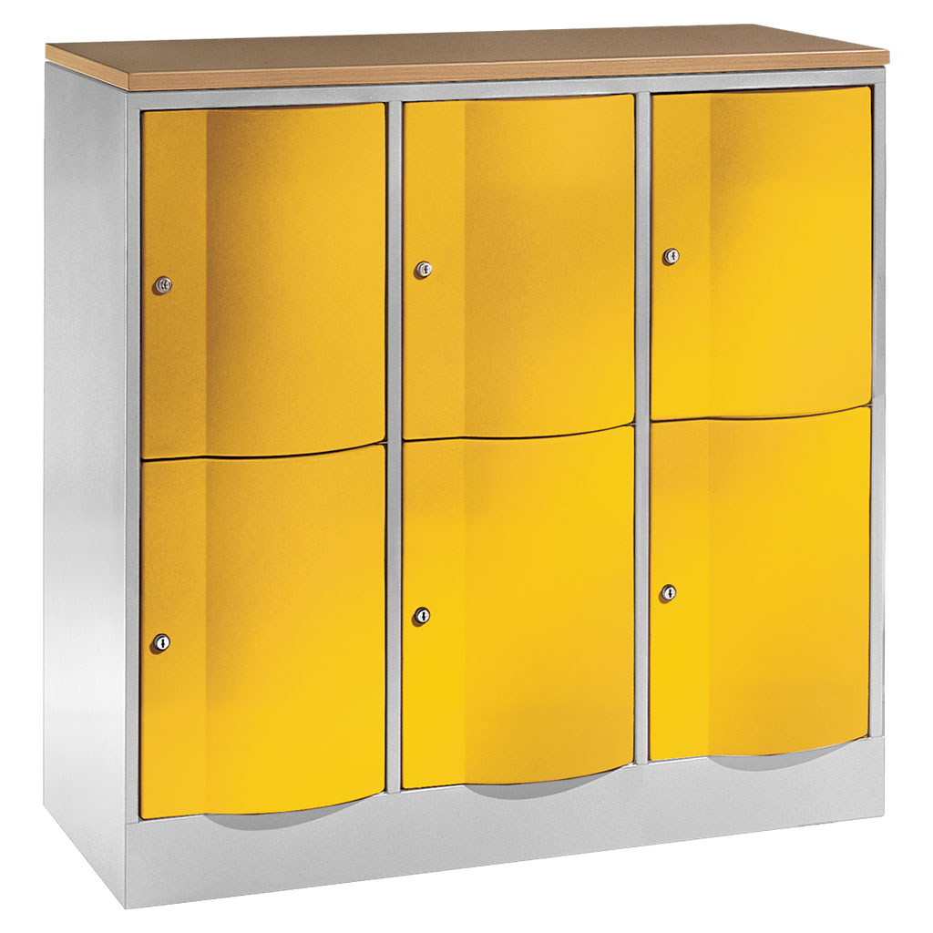 Großraum-Schließfachschrank, 3-reihig Großraum-Schließfachschrank, 3-reihig