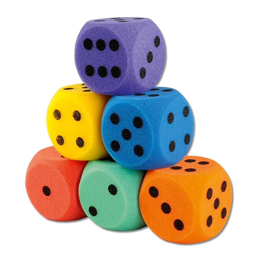 tempm-99922_wuerfelnrbJdxJMn6Rgf 6-flächiger Augenwürfel aus Schaumstoff