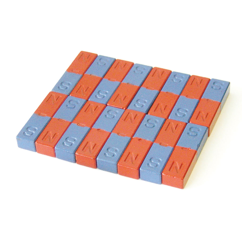 20 große Flachstahlmagnete, Ferrit