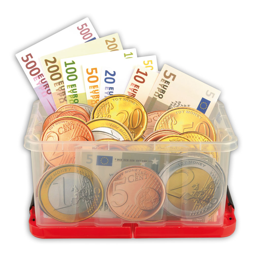 temp30099AfdfRrkBsQbi6 Euro-Rechengeld In stabiler, stapelbarer Box