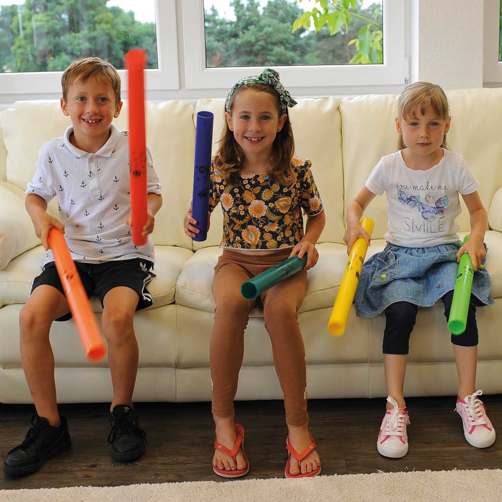 Boomwhackers® mit 5 Tönen - Chromatische Ergänzung