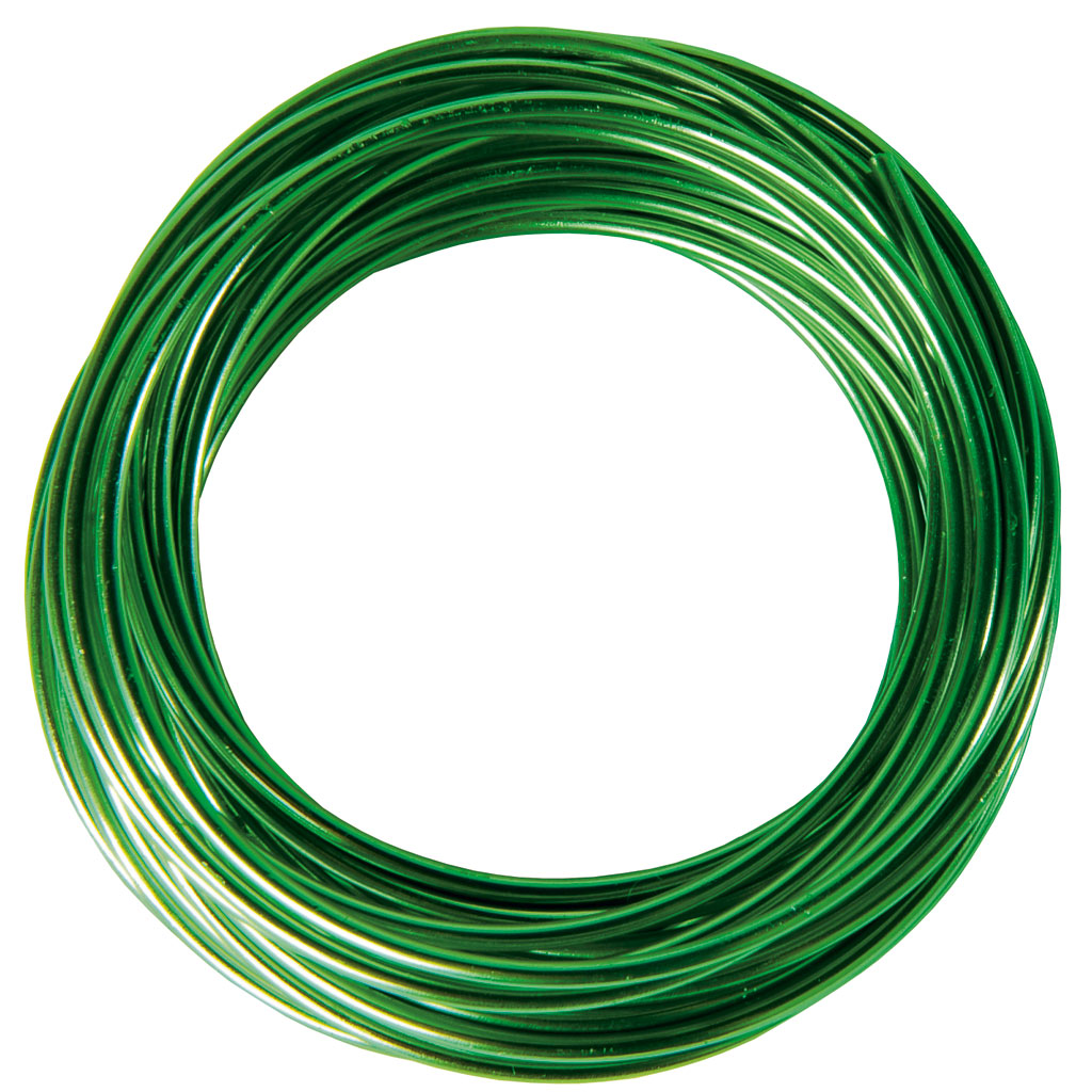 Aludraht-Set, 5 Stück in 5 Farben, Ø 2 mm, je 5 m lang