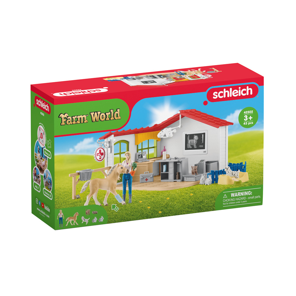 Schleich® Tierarzt-Praxis mit Haustieren