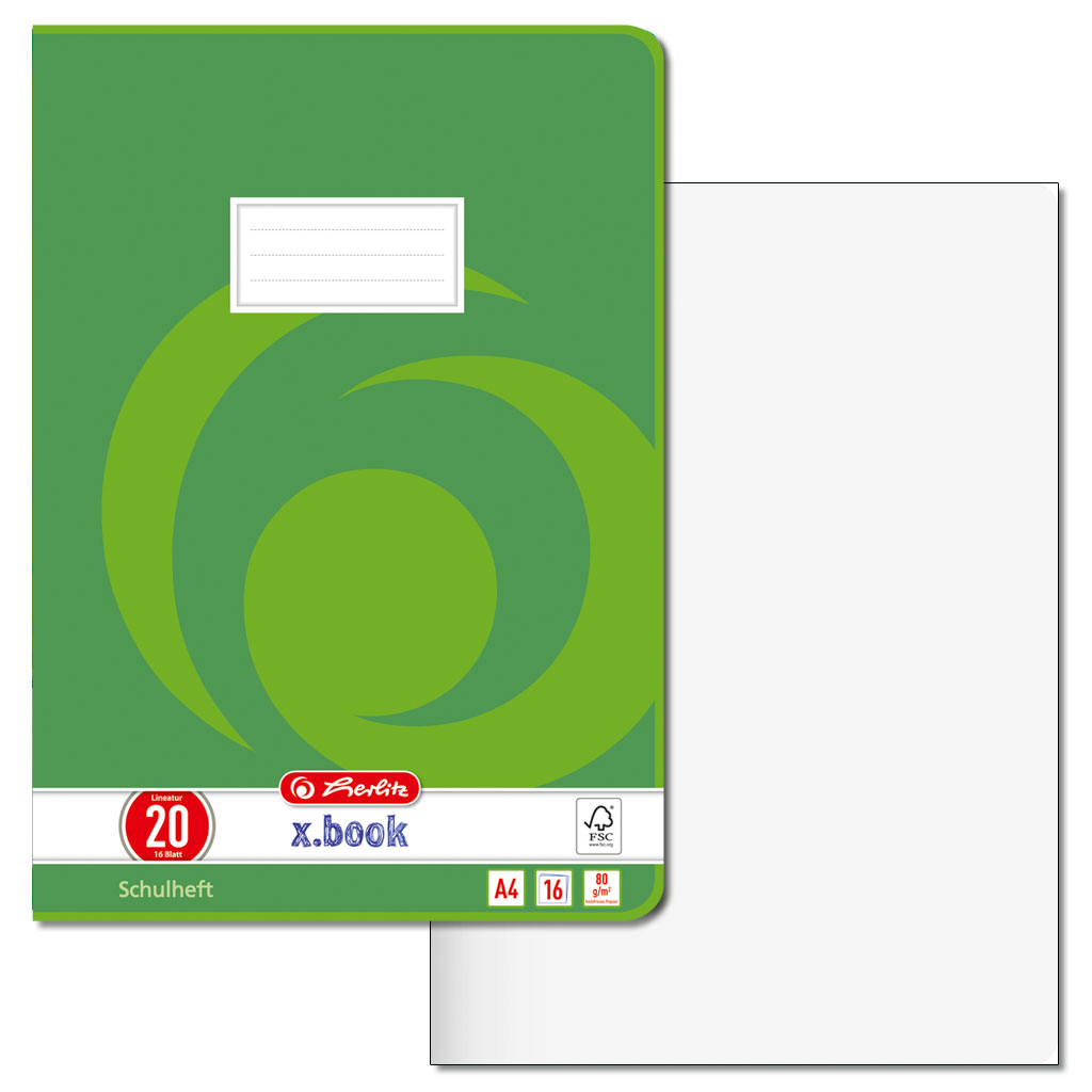 Herlitz® Schulheft DIN A4