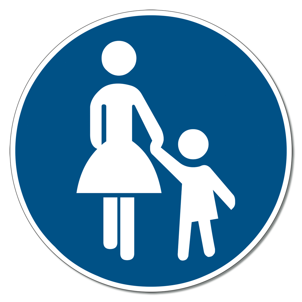 Verkehrszeichen zum Aufstellen