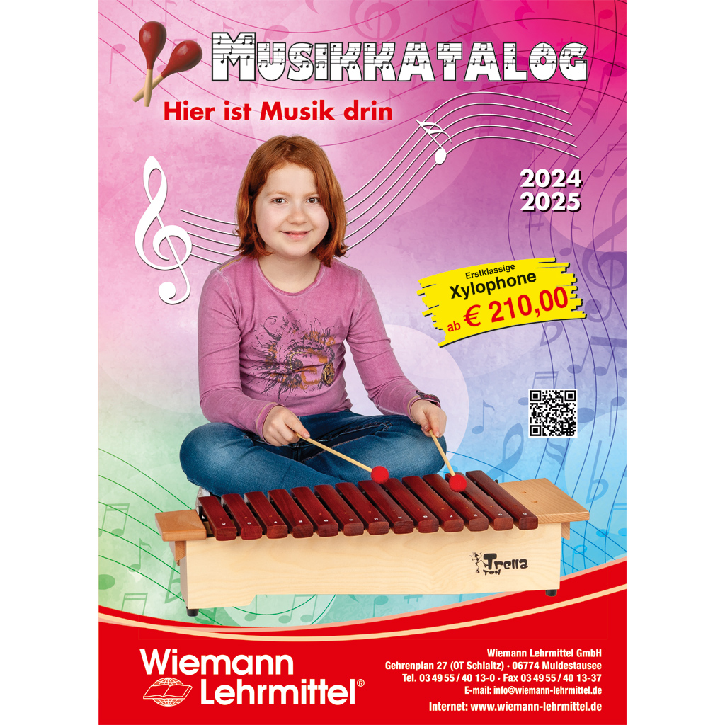 Katalog Musik 2024/2025 – Musikinstrumente, Aufbewahrung und mehr