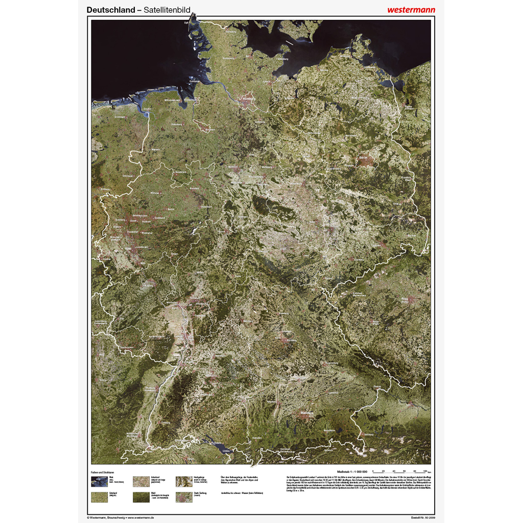 Westermann Deutschland – Satellitenbild Westermann Deutschland – Satellitenbild