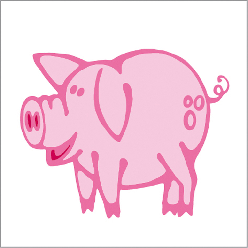 Erkennungsschilder Tiere Aufkleber