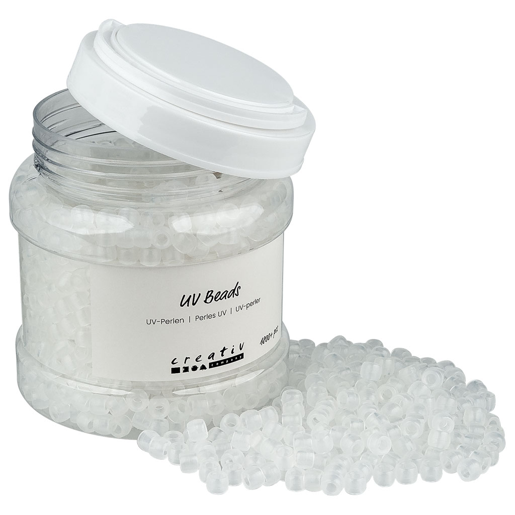 UV-Perlen, Dose mit 320g-Bild Auf diesem Bild ist das Produkt mit der Art.Nr.: W-83676 zu sehen