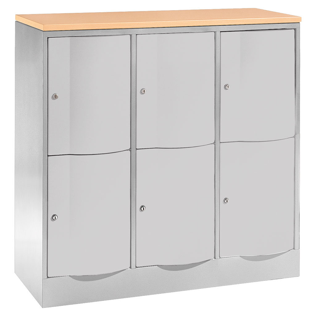 Großraum-Schließfachschrank, 3-reihig Großraum-Schließfachschrank, 3-reihig