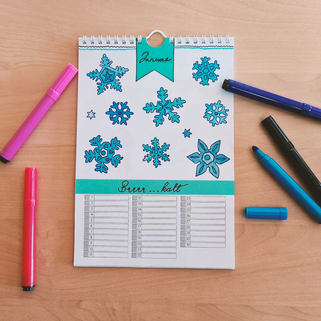 tempkalender_wiemann_lehrmittel_90150 Mein Kalender zum Selbstgestalten, Spiralbindung