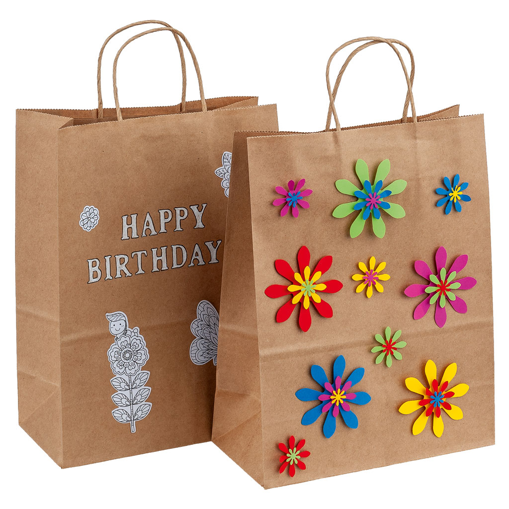 Papiertüten Braun, 20 Stück, 110 g/m²