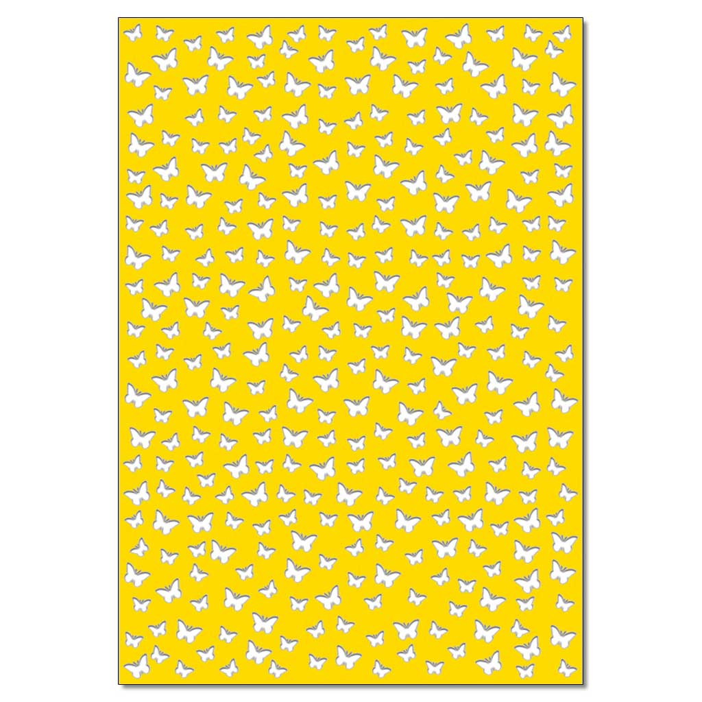 tempsilhouettenkarton_schmetterlinge_sonnengelb_matt_wiemann_lehrmittel_93152_02 Silhouetten-Karton 300 g/m²