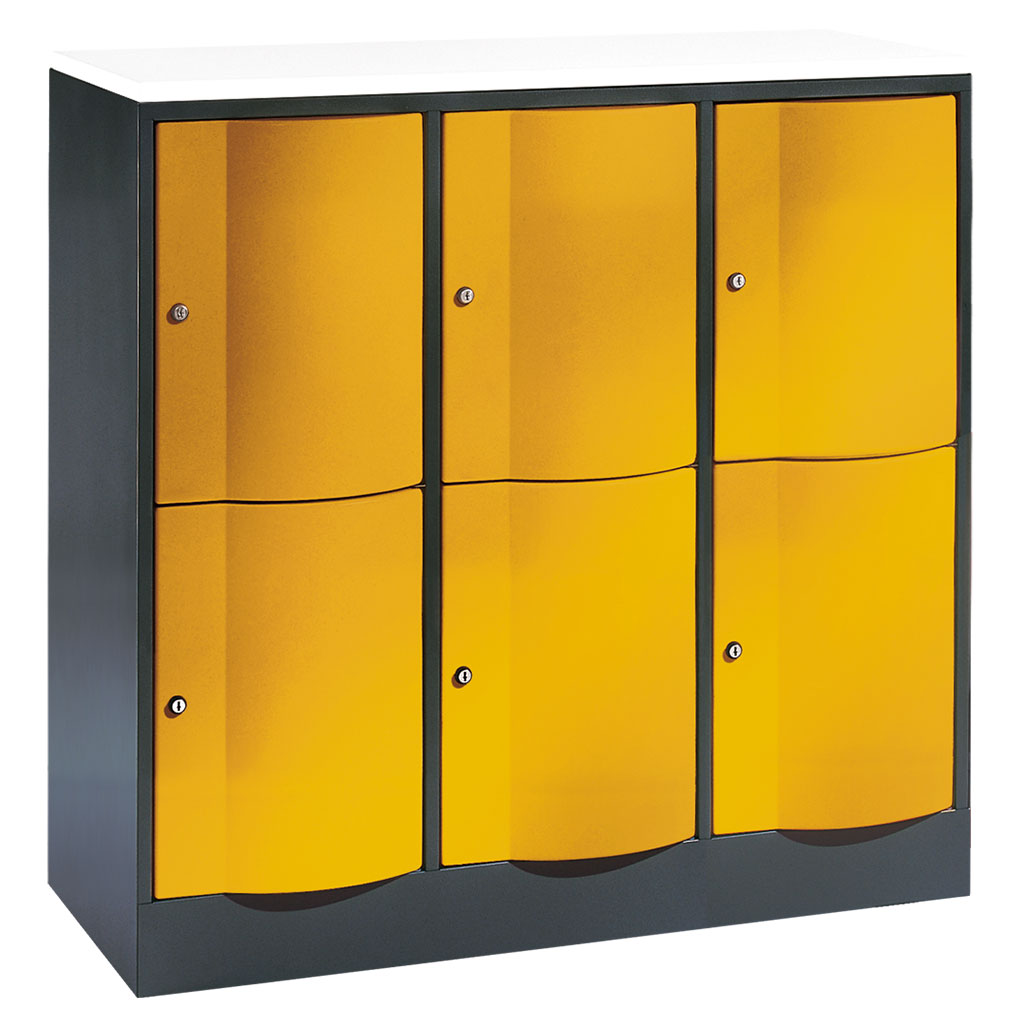 Großraum-Schließfachschrank, 3-reihig Großraum-Schließfachschrank, 3-reihig