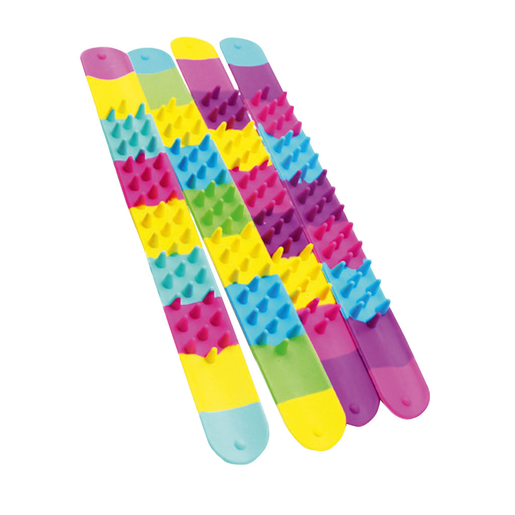 Schnapp-Armband Stachel, 4 Stück