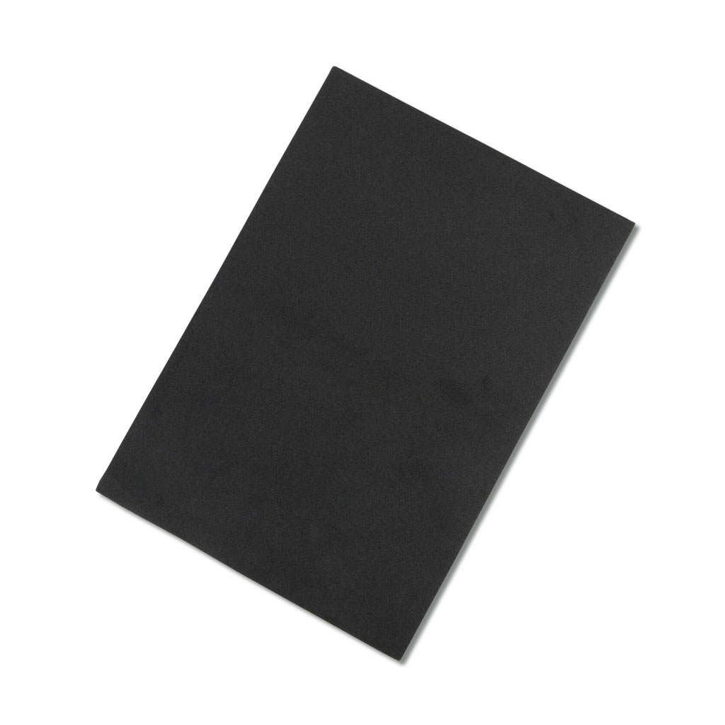 Moosgummi, 10 Bogen in einer Farbe, 20 x 29 cm