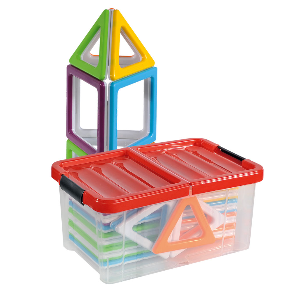 MegaMag Polydron 3D-Geometriebauteile Set