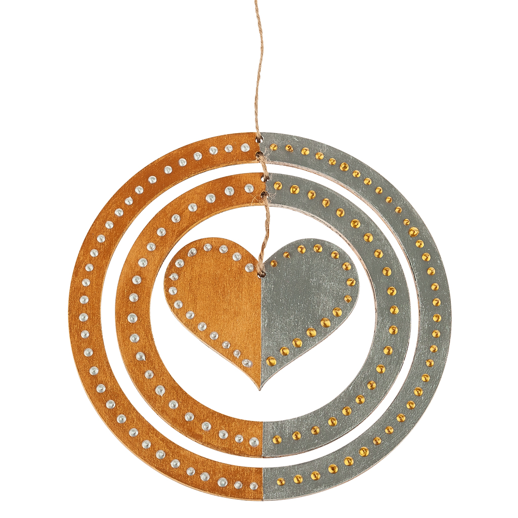 Herz-Mobile, 4-teilig, 3er-Set Herz-Mobile, 4-teilig, 3er-Set